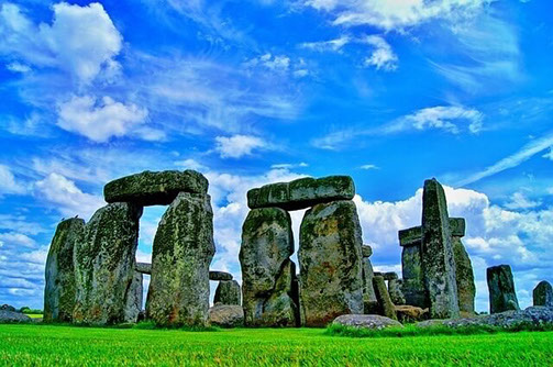 Stonehenge bei heiterem Wetter